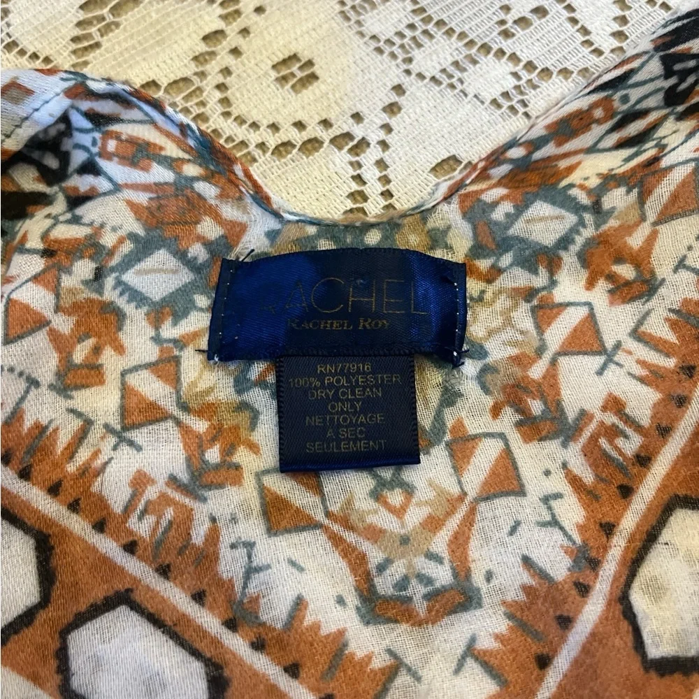 Rachel Rachel Roy Aztec Kimono Poncho - Picture 6 of 6